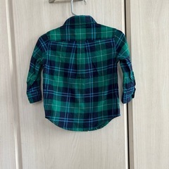 JANIE AND JACK チェック　シャツ　ネルシャツの画像