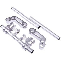 セパレート ハンドル キット 22φ セパハン アルミ 削り出し 角度調整 ポジション アップ 汎用 の画像