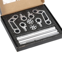 セパレート ハンドル キット 22φ セパハン アルミ 削り出し 角度調整 ポジション アップ 汎用 の画像