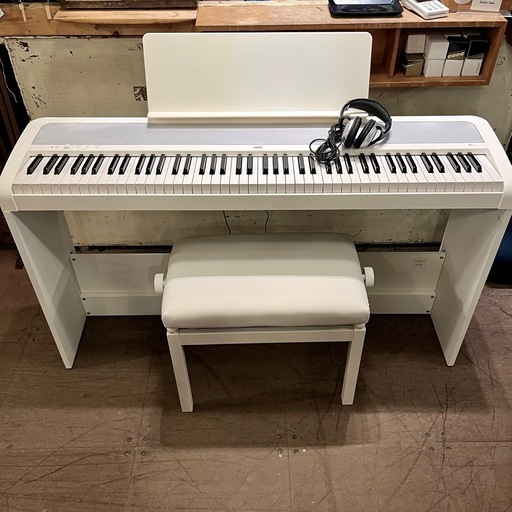 《売約済》【武蔵小山店】 KORG コルグ キーボード B2SP 高低自在椅子 ヘッドホン セット 22年製 高年式 電子ピアノ 88