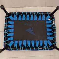 ★ジモティ割あり★  AEROLIFE トランポリン ブルー×ブラック  H15×D47×W62 クリーニング済み TC1602の画像