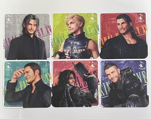 【限定品】ファイナルファンタジー15 コースター6種類