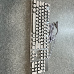 タイプライター風 有線キーボード