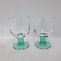 アデリア Amier ショットグラス お猪口 グリーン 緑 2個セット