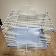 小動物ケージ デグー ケージ ハムスターケージお掃除しやすい 通気　ブルーの画像