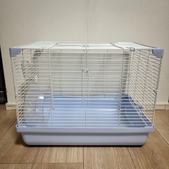 小動物ケージ デグー ケージ ハムスターケージお掃除しやすい 通気　ブルーの画像