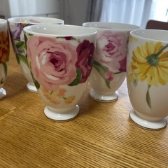 花井幸子デザイン　コップ５個セット　