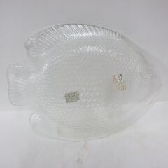 フランス フィッシュ プレート アルコロック Arcoroc ガラス皿 魚の画像