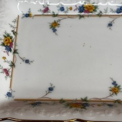 s1003607 Noritake ノリタケ 大皿 盛り皿 ブランド 食器 皿 オードブルプレート 角皿 ケーキ皿 生活雑貨 中古品の画像