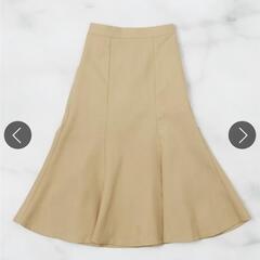 裾フレアロングスカート        160の画像