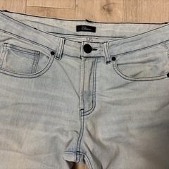 【終了】スリムソフトパンツ　Gパン　L   ①の画像