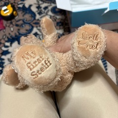 クマのぬいぐるみ3つ の画像