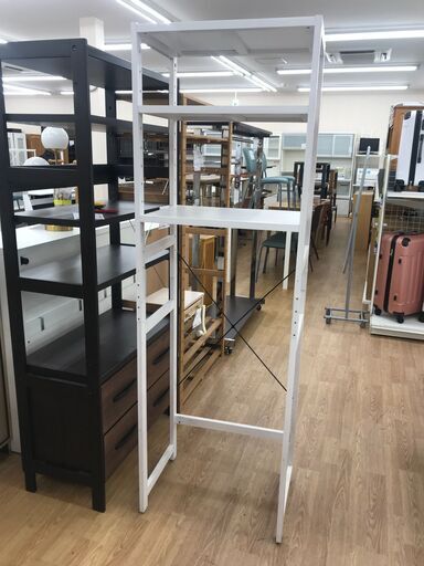 ★ジモティ割あり★  木製ラック  H185×W59×D40 クリーニング済み KJ6373