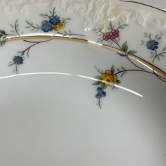 s1003608 Noritake ノリタケ 盛り皿 3枚セット ブランド 食器 皿 丸皿 金彩 花柄 深皿 中皿 生活雑貨 中古品の画像