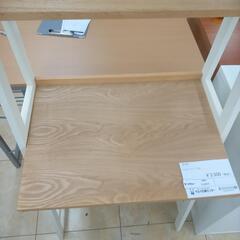 ★ジモティ割あり★  デスク 白　ブラウン W64×D45×H180 クリーニング済み OJ5975の画像