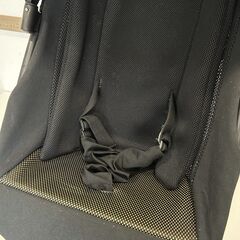 79  KATOJI カトージ 2WAY メッシュ バウンサー ラグジュアリー ブラック ベビーチェア  テーブル付きの画像