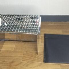 値下げ！新品☆ソロ用キャンプグリル！軽量380gの画像