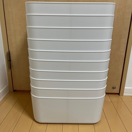【美品】無印　やわらかポリエチレンケース・中　10個セット