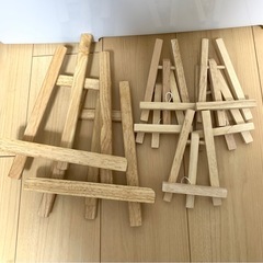 美品‼️木製イーゼル計7個❗️絵のスタンド