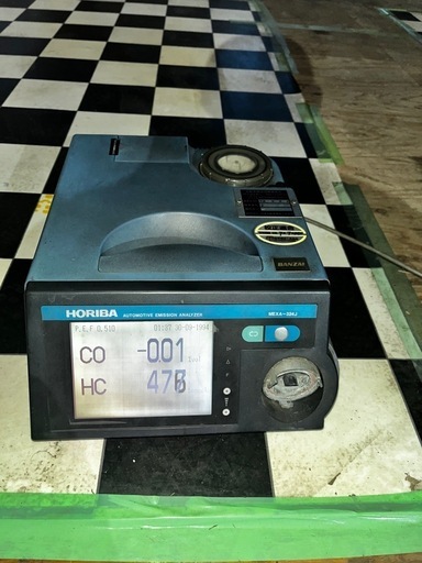 値下　自動車　排ガス　テスター　測定機　車検　バンザイ　ホリバ　認証工具