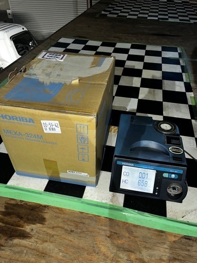 値下　自動車　排ガス　テスター　測定機　車検　バンザイ　ホリバ　認証工具