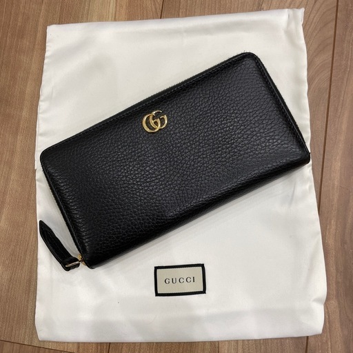 [グッチ] 財布 レディース  ラウンドファスナー長財布