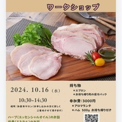 手作りハムワークショップ🌿