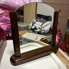 写真たて付きスタンド鏡の画像