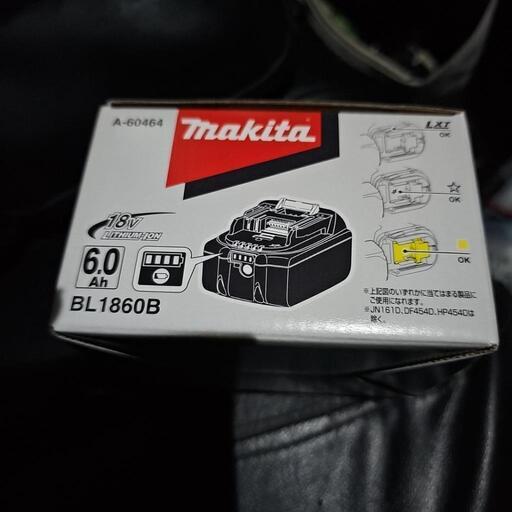 [追記][最終値下げ]マキタ18v6.0Ah純正バッテリー