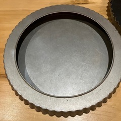 テフロン　底抜けタルト型　24cm 3枚セットの画像