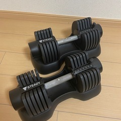 Steady 可変式　ダンベル　20kg×2個セット7段階調節　...