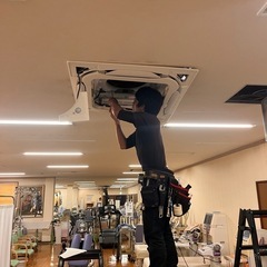 未経験歓迎！エアコン工事スタッフ募集！の画像