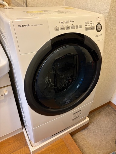ドラム式洗濯機　SHARP製 ES-S7D 