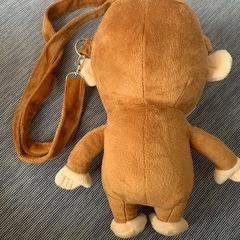 値下げ中‼️おさるのジョージ ぬいぐるみ ポシェット ポーチ の画像