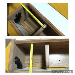 新品❣️インテリア向きのおしゃれ棚にもなる収納BOX　新品(^o^)手渡しの方12500円の画像