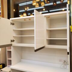 美品 ニトリ 組み合わせキッチンボード リガーレ 幅120cm 定価104,000