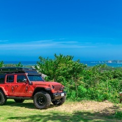 jeep キャンプ好きにはたまらん一台の画像