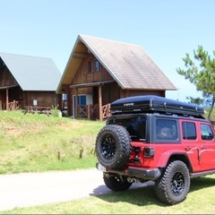 jeep キャンプ好きにはたまらん一台の画像
