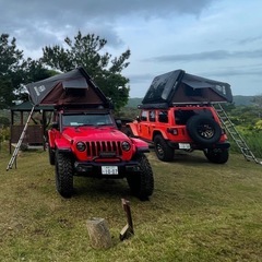 jeep キャンプ好きにはたまらん一台の画像