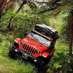 jeep キャンプ好きにはたまらん一台の画像