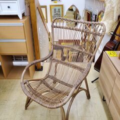 Sika Design／シカデザイン◇SEMPRE／センプレ◇ハンドメイド ラタン■幅65㎝×奥行77㎝×高さ97㎝■近隣配送無料 買取帝国 朝霞店