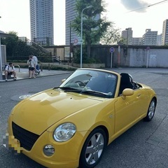 ダイハツ　コペンL880k 黄色