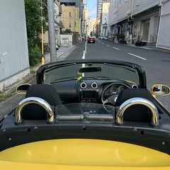 ダイハツ　コペンL880k 黄色の画像