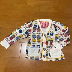 ブーフーウー　可愛いカーディガン　110