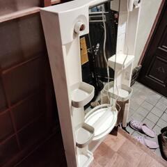 洗面台　洗面所　曇り止め機能付き　中古の画像