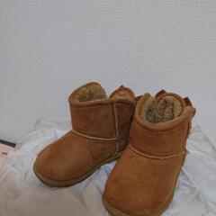 最終値下げ☆ムートンブーツ(リボン付)　14cm
