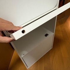 ３段 カラーボックス 扉付き ニトリの画像