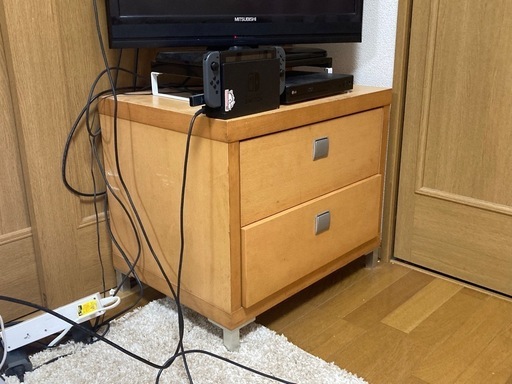 収納家具、引き出しx2