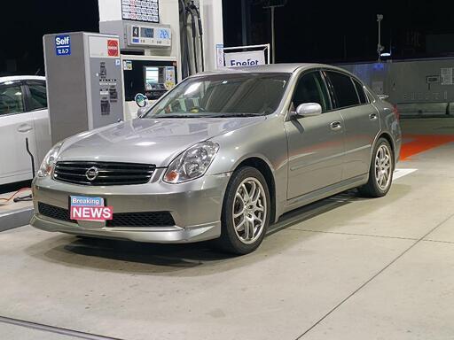 希少な6MT！V35スカイラインセダン 350GT (NAKA) 那須烏山の