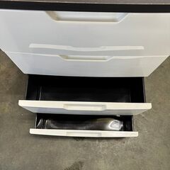 【ジモティ限定特価】 4段 ウッドトップチェスト 幅56cm 衣類収納 収納ケース N0379Gの画像